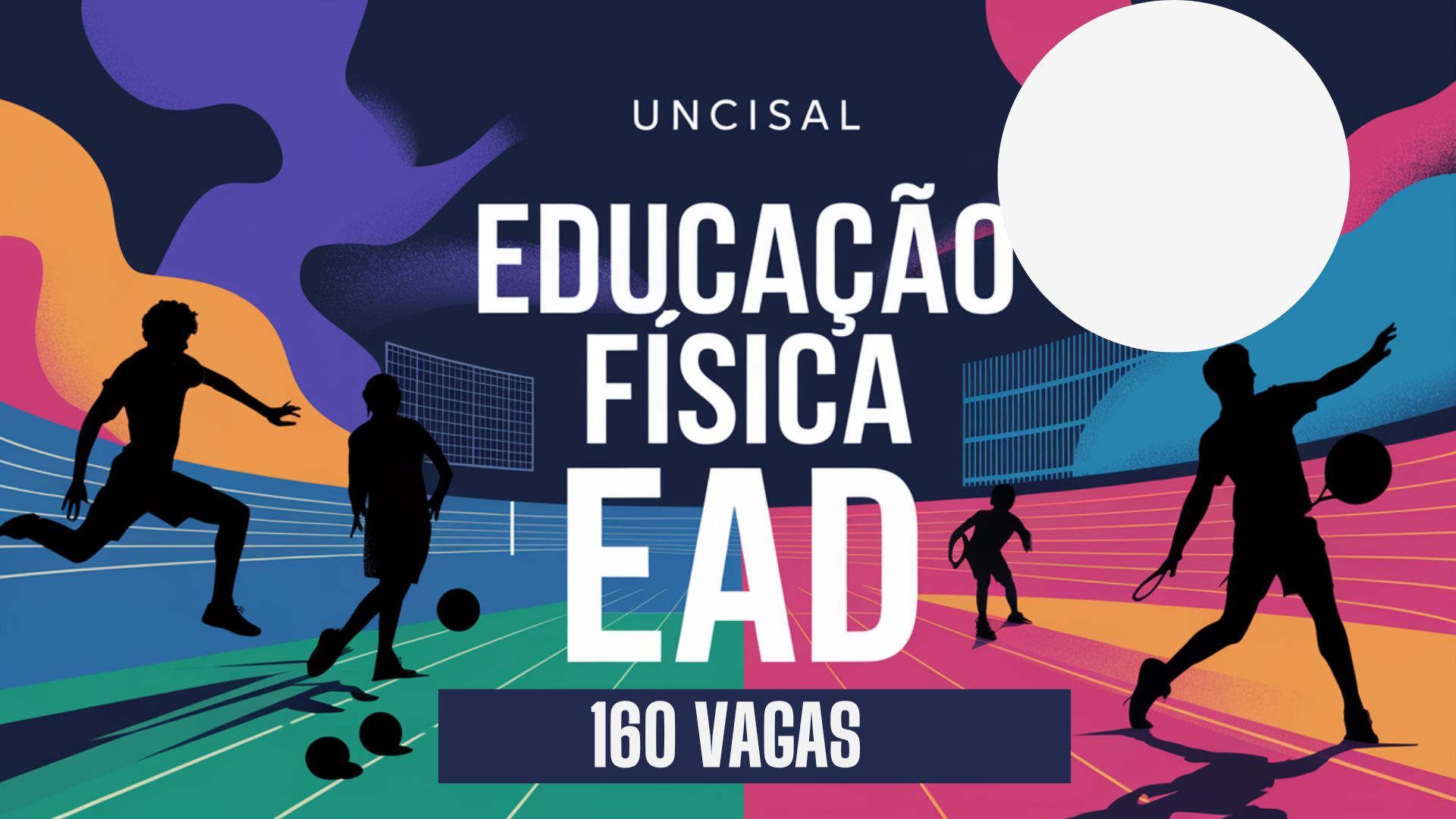 Garanta seu futuro na área de Educação Física! Licenciatura EAD UNCISAL com 160 vagas. Mercado de trabalho em alta. Inscrições até 7/01/2024.