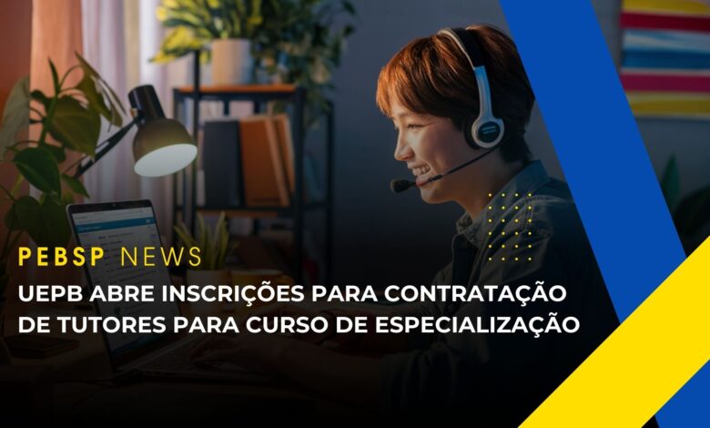 A UEPB (Edital 016/2024) seleciona Tutor para curso de Especialização em Gestão e Produção Cultural EAD. Inscrições até 08/12.