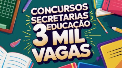 4 Secretarias de Educação oferecem mais de 3 mil vagas em Concursos e Processos Seletivos para Professores e Profissionais da Educação