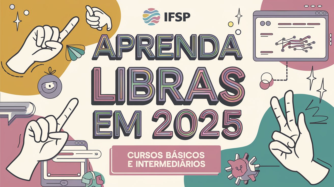 Aprenda de uma vez por todas a Língua Brasileira de Sinais - LIBRAS em 2025: Instituto Federal anuncia 100 vagas gratuitas neste ano!