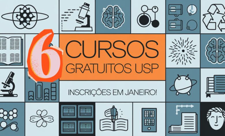 Inscreva-se em 6 cursos gratuitos da USP (EACH) e aprimore sua carreira! Temas como IA, Sustentabilidade, Cosmologia e mais.