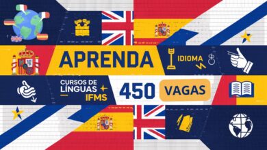 Aproveite! Inscrições abertas até 15/01 para cursos gratuitos de idiomas no IFMS. 450 vagas em Espanhol, Inglês e Libras. Inscreva-se já