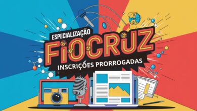 Especialização ead em Tecnologias Educacionais para o Ensino da Saúde na Fiocruz tem inscrições até 30 de janeiro! Confira!