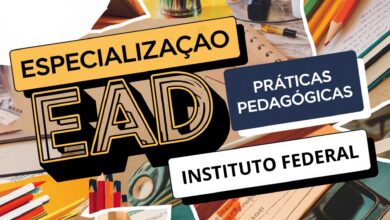 Especialização EAD em Práticas Pedagógicas do Instituto Federal - IFES abre 40 vagas gratuitas para quem tem ensino superior! Confira detalhes