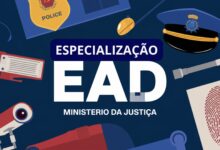 Ministério da Justiça e UFSC anunciam Especialização Gratuita para Profissionais da Segurança Pública EAD com 250 vagas gratuitas.