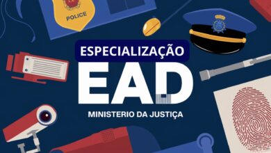 Ministério da Justiça e UFSC anunciam Especialização Gratuita para Profissionais da Segurança Pública EAD com 250 vagas gratuitas.