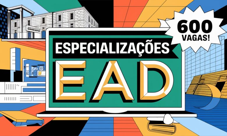 Universidade Estadual abre inscrições para 4 Especializações EAD GRATUITAS com 600 vagas em diversos cursos. Confira detalhes!