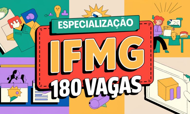 Instituto Federal de Minas Gerais - IFMG abre inscrições gratuitas para Cursos de Especializações Gratuitas em 2025. Confira!