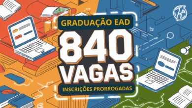 Universidade Estadual estende prazo de inscrições e prorroga prazo para 840 vagas em cursos de graduação EAD GRATUITOS em 2025