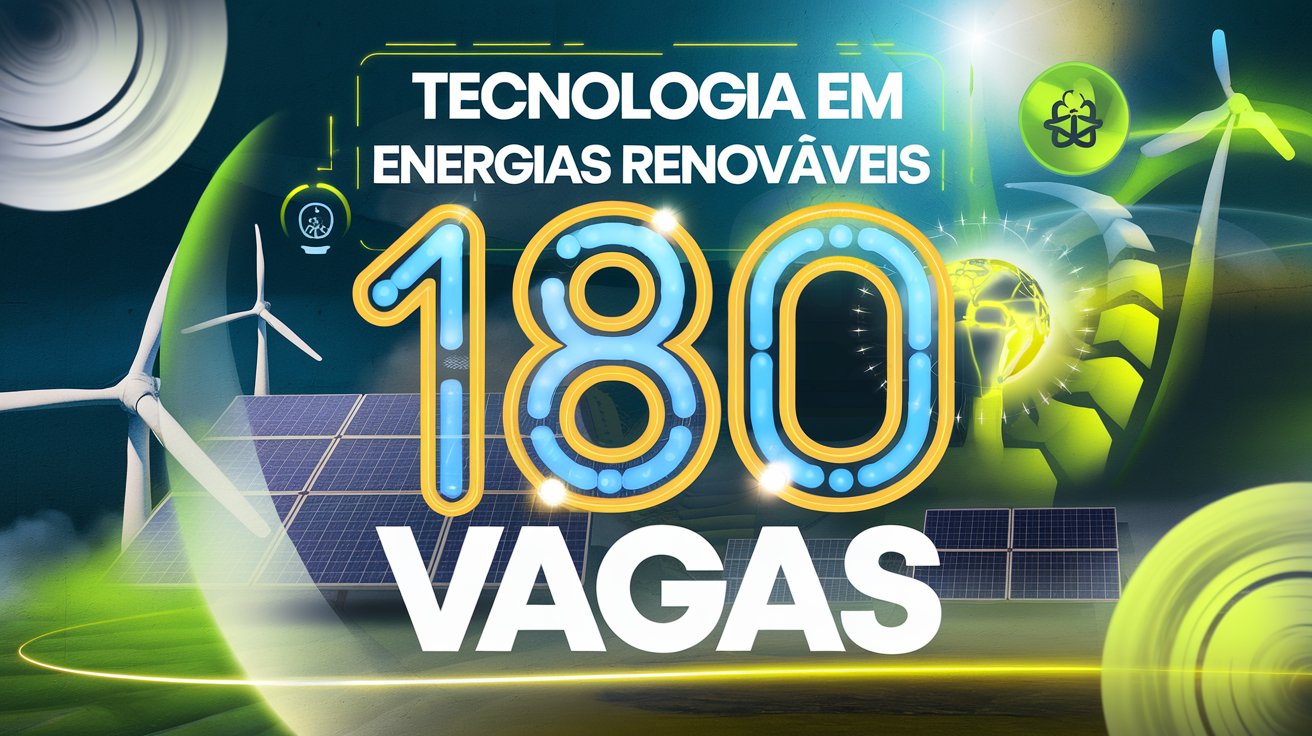 Última chance! Inscreva-se no curso de Graduação em Energias Renováveis EAD da UVA até 15 de janeiro. Prepare-se!