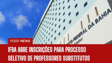 IFBA Campus Barreiras abre processo seletivo para Professor Substituto em diversas áreas. Confira detalhes e requisito de cada vaga!