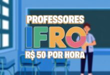 Ganhe R$ 50 por hora para atuar como Professores no Instituto Federal: IFRO abre vagas para interessados em atuar como bolsistas de cursos!