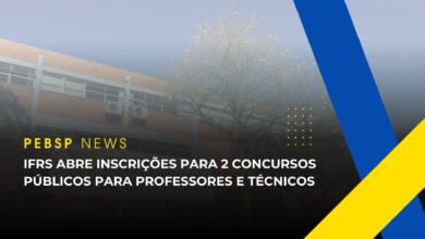 IFRS abre inscrições para 2 concursos públicos com 42 vagas para técnicos e professores. Inscrições até 27/02. Saiba mais!