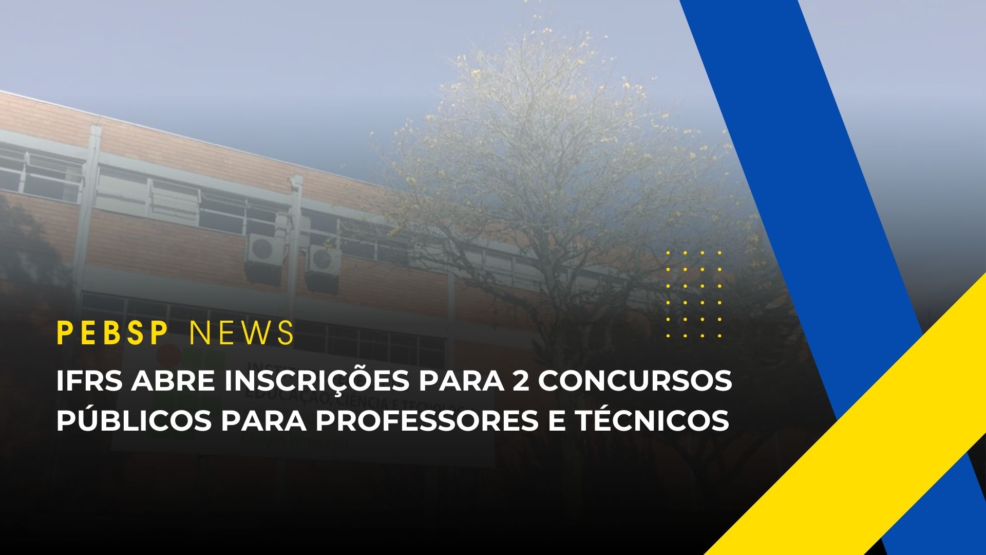 IFRS abre inscrições para 2 concursos públicos com 42 vagas para técnicos e professores. Inscrições até 27/02. Saiba mais!