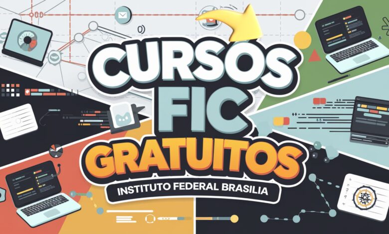 Oportunidade IFB: Cursos FIC de formação e qualificação GRATUITOS presenciais e EAD! Inscreva-se de 06/02 a 16/02 e impulsione sua carreira.