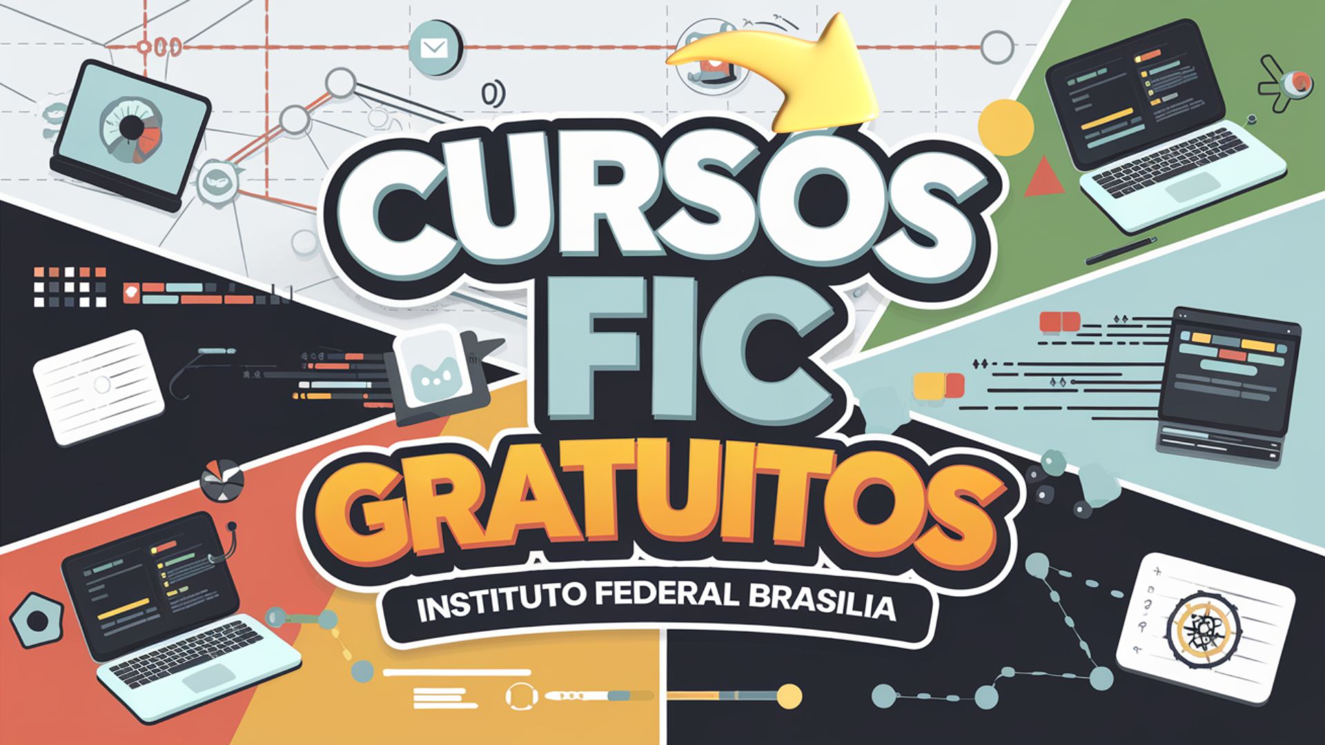 Oportunidade IFB: Cursos FIC de formação e qualificação GRATUITOS presenciais e EAD! Inscreva-se de 06/02 a 16/02 e impulsione sua carreira.