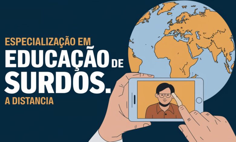 Especialização EAD em Educação de Surdos na UFJF! 150 vagas. Inscreva-se até 28/02 e impulsione sua carreira na inclusão.