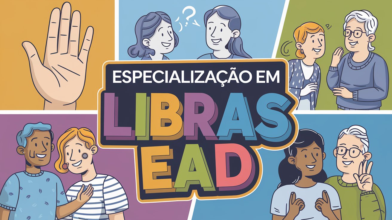 Inscreva-se na Especialização em LIBRAS EAD da UNICENTRO! Curso gratuito, 130 vagas no PR. Inscrições abertas até 16/02/2025.