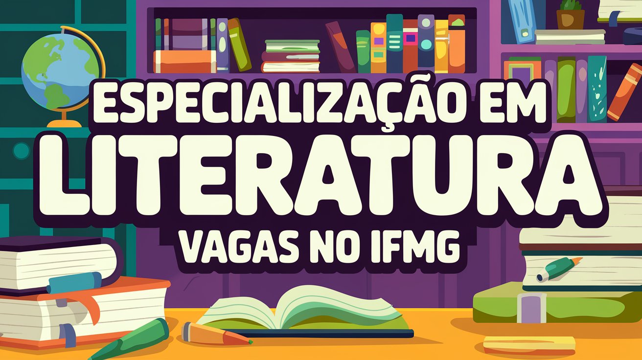 Instituto Federal de Minas Gerais - IFMG abre inscrições para Especialização em Literatura na Educação Básica EAD com diversas vagas! Confira