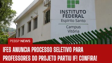 Edital FADEMA 2025: 75 Vagas para professores no IFES com bolsas de R$1.430 e jornada semanal de 10 horas! Confira e inscreva-se!