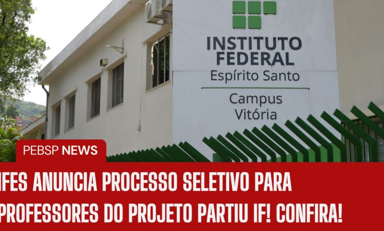 Edital FADEMA 2025: 75 Vagas para professores no IFES com bolsas de R$1.430 e jornada semanal de 10 horas! Confira e inscreva-se!