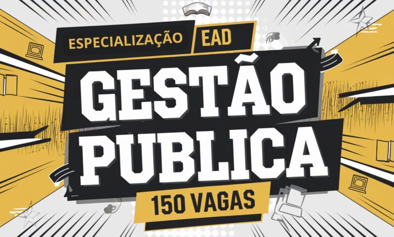 Especialização EAD gratuita em Gestão Pública pela UTFPR. Inscreva-se até 19 de fevereiro e avance na sua carreira no setor público!