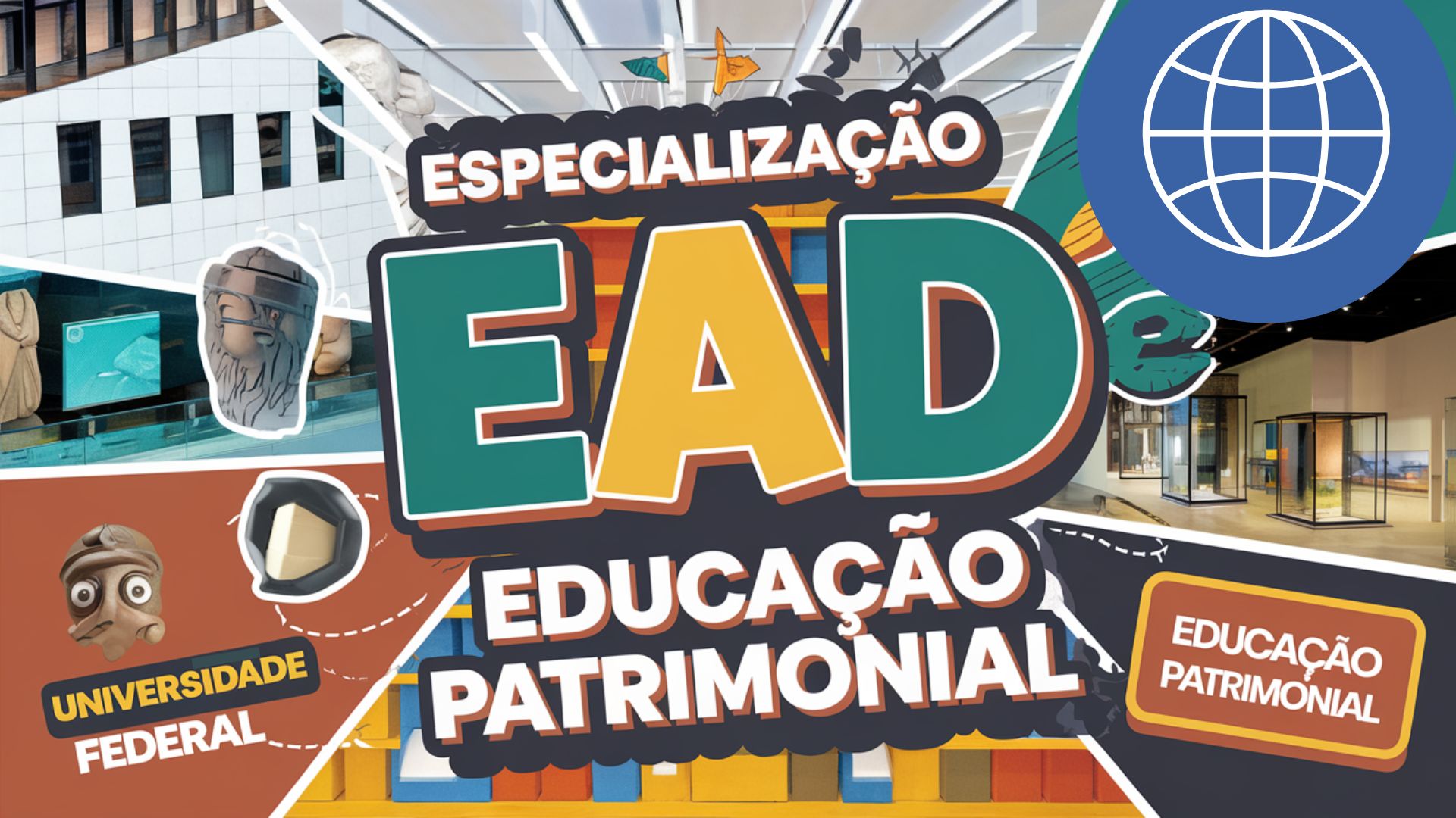 Inscreva-se na especialização gratuita em Educação Patrimonial da UFG! Curso 100% EAD. Últimos 3 dias para garantir sua vaga. Não perca!