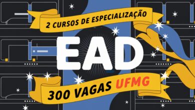 UFMG oferece 300 vagas gratuitas em especialização EAD: Alfabetização e Letramento e Geoprocessamento. Inscrições até 16/03/2025. Confira!