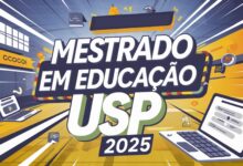 Mestrado USP 2025: Educação, pesquisa e inclusão. 21 vagas, 2 linhas de pesquisa e seleção aberta. Inscreva-se até 28/03/2025.