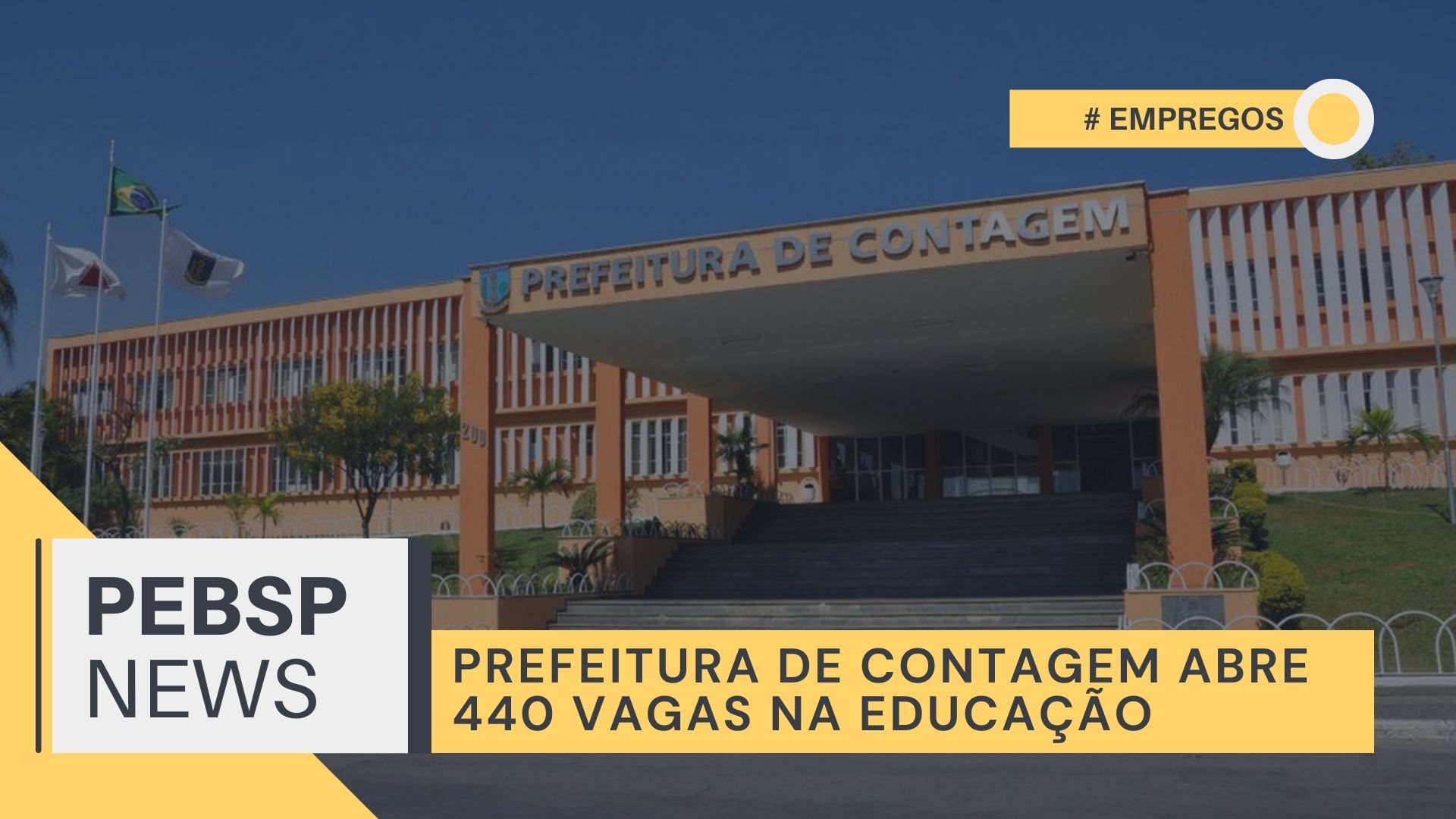 Processo Seletivo Simplificado da Prefeitura de Contagem 2025: 440 vagas na Educação, níveis médio e superior, salários de até R$ 3.652,36.