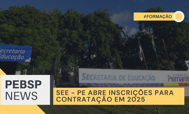 SEE - PE: Secretaria Estadual de Educação abre 338 vagas para brailistas, intérpretes e professores de AEE. Salários de até R$ 4,5 mil.